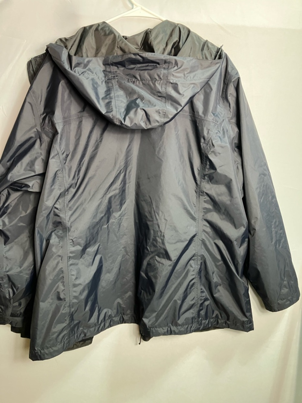 Columbia Black Waterproof Hooded Rain Jacket - Picture 10 of 15